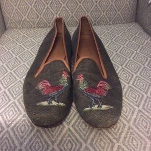 Stubbs and Wootton Cotton Rooster Loafer 8.5